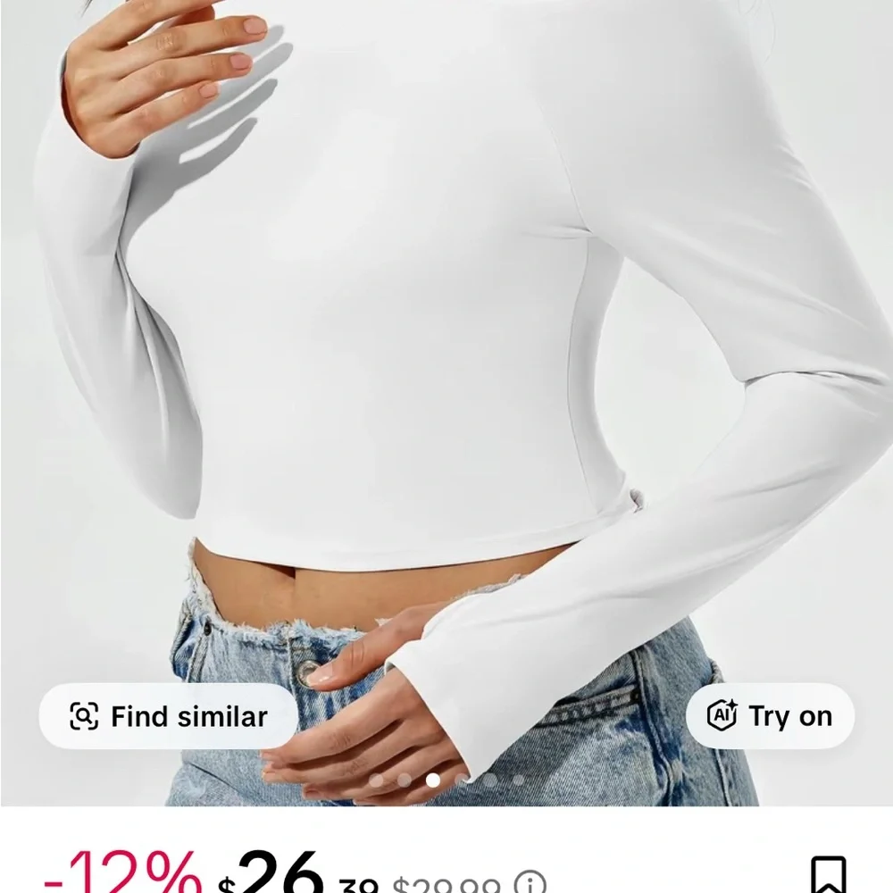 Off-Shoulder White Top - Picture 3 of 3